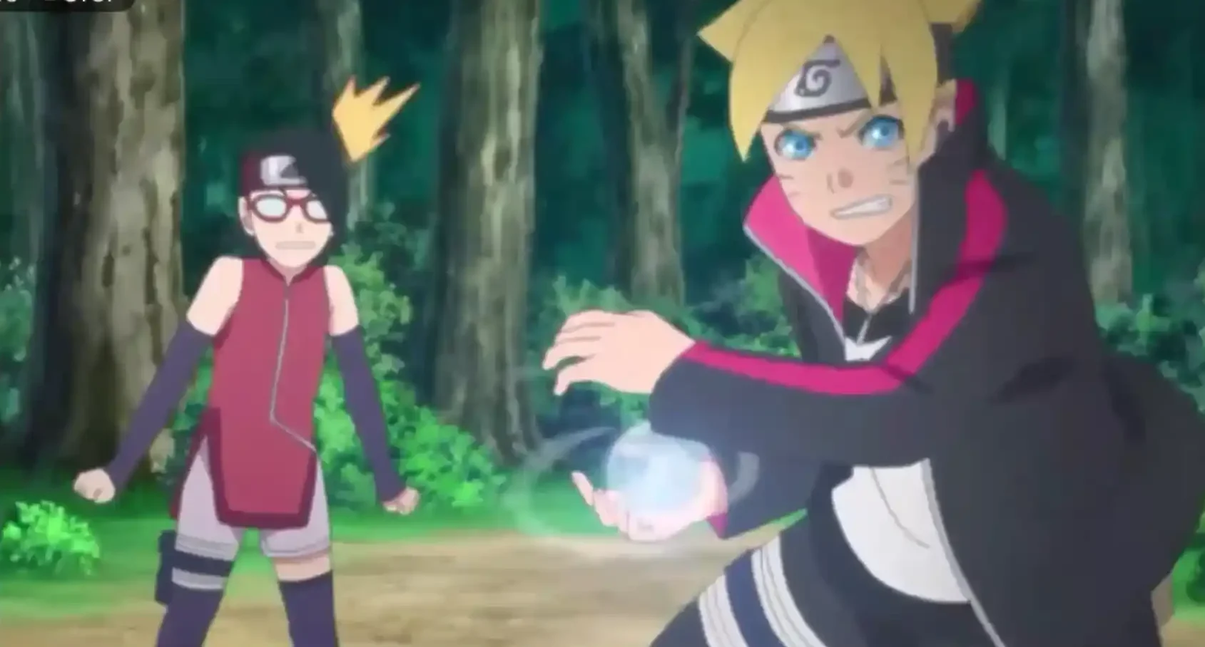 boruto uses rasengan