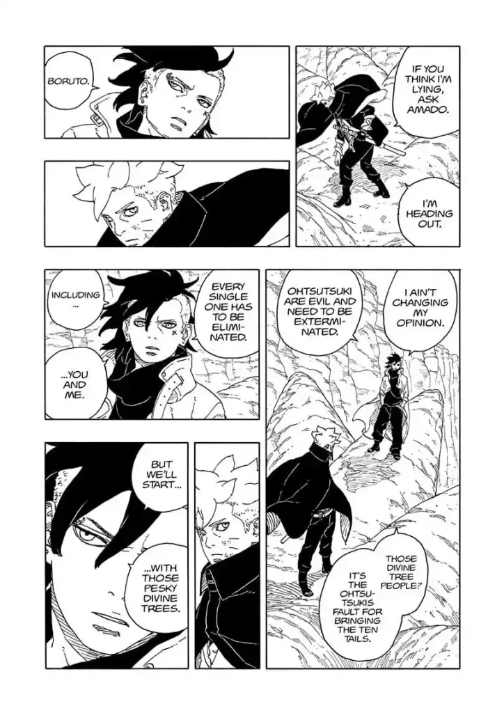 boruto two blue vortex chapter 15 a vibrant life page 38