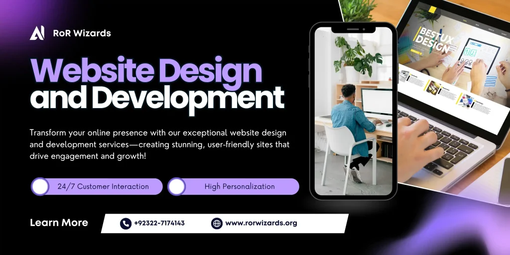 website and app development